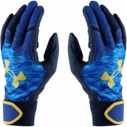 UAスターター バッティンググローブ UA Starter Batting Gloves 1384754 Team Royal/Taxi(400) YLGサイズ [ウェア グローブ キッズ]