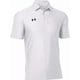 UAチーム アーマー ポロ UA TEAM ARMOUR POLO 1384776 100 WHT MDサイズ [アウトドア シャツ ユニセックス]