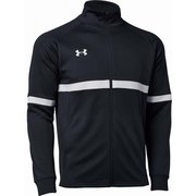 UAチーム ジャージー トップス UA TEAM JERSEY TOPS 1384779 001 BLK LGサイズ [フィットネス ジャケット ユニセックス]