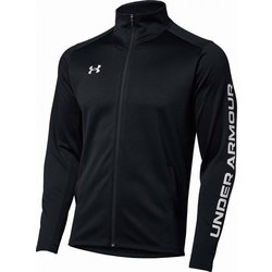 UAチーム サッカー ニット フルジップ トップス UA TEAM SOCCER KNIT FULL ZIP TOPS 1384780 001 BLK MDサイズ [サッカー ジャケット メンズ]