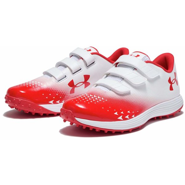 アンダーアーマー UNDER ARMOURエクストリーム2.0 トレーナー ワイド Xstre 2.0 Trainer W 3027113 White/Red/Red(101) 26.5cm [野球シューズ メンズ]Ω