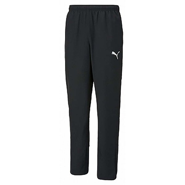 TEAMRISE ウーブンパンツ 657645 03 PUMA BLACK-PUMA WHITE Mサイズ [サッカー フットサル パンツ メンズ]