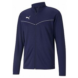 TEAMRISE トレーニングジャケット 657647 06 PEACOAT-PUMA WHITE Mサイズ [サッカーフットサル ジャケット メンズ]