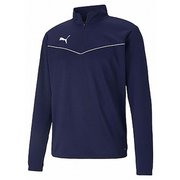 TEAMRISE 1/4 ジップトップ 657643 06 PEACOAT-PUMA WHITE Mサイズ [ジャージ トップス メンズ]