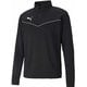 TEAMRISE 1/4 ジップトップ 657643 03 PUMA BLACK-PUMA WHITE Mサイズ [ジャージ トップス メンズ]