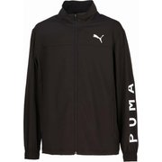 クロス ウーブンジャケット 525229 01 PUMA Black XLサイズ [ランニングウェア ジャージ メンズ]