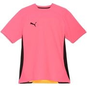 フットボール アルティメット 半袖 シャツ PUMAFTBL ULTIMATE SS 659137 Sunset Glow 57 Mサイズ [サッカー フットサル シャツ メンズ]