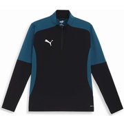 フットボール プロ 1/4 ジップトップ 659133 03 PUMA Black Sサイズ [サッカー フットサル ジャケット メンズ]