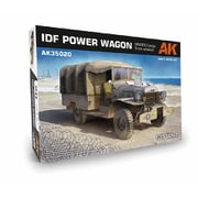 AK35020 1/35 イスラエル国防軍 IDF パワーワゴン WM300 カーゴトラック ウインチ装備タイプ [組立式プラスチックモデル]