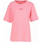 ESS+ MX NO1 ロゴ リラックス 半袖 Tシャツ 680747 26 Passionfruit Heather Lサイズ [ランニングウェア シャツ レディース]