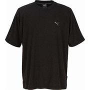 サマーパック パイル Tシャツ SUMMER PACK PILE TEE 680677 PUMA Black 01 Mサイズ [ランニングウェア シャツ メンズ]