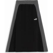 CORE HERITAGE ニット ロング スカート 680703 01 PUMA Black Mサイズ [アウトドア スカート]