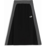 CORE HERITAGE ニット ロング スカート 680703 01 PUMA Black Lサイズ [アウトドア スカート]