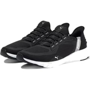 ソフトライド フレックス レース イーズイン ワイド ランニングシューズ 309901 01 PUMA Black-Stormy Slate-PUMA White 27cm [ランニングシューズ ユニセックス]
