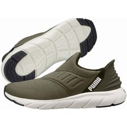 SOFTRIDE フレックス EASE IN ワイド 309902 03 PUMA Olive-Dark Olive-PUMA Black 26.5cm [ランニングシューズ ユニセックス]