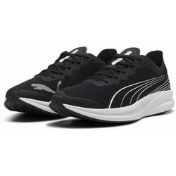 リディーム プロ レーサー 379442 01 PUMA BLACK/PUMA WHITE 25.5cm [ランニングシューズ ユニセックス]
