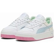 キャリーナ ストリート 389390 21 PUMA WHITE-TURQUOISE SURF-PUMA SILVER 24cm [スニーカー レディース]