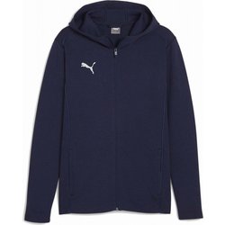 TEAMFINAL カジュアル フーデッド ジャケット 659337 06 PUMA NAVY Sサイズ [サッカー フットサル ジャケット メンズ]