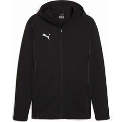 TEAMFINAL カジュアル フーデッド ジャケット 659337 03 PUMA BLACK Sサイズ [サッカー フットサル ジャケット メンズ]