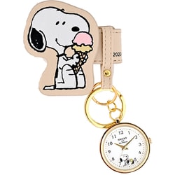 PEANUTS 巻きつきキーチェーンウォッチ PNT039-1 BE
