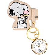 PEANUTS 巻きつきキーチェーンウォッチ PNT039-1 BE