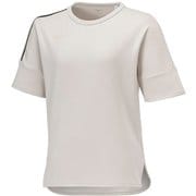 W ソフトストレッチTシャツ 32MAB325 46 オートミルク杢 Lサイズ [トレーニングウェア シャツ レディース]