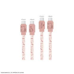 USB Type-C to USB Type-Cケーブル PD60W対応 USB2.0 1.2m サンリオキャラクターズ ハローキティ SANG-396KT