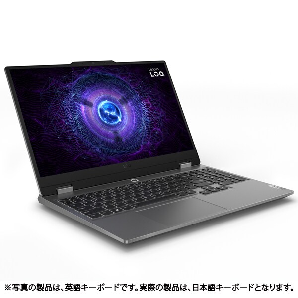 レノボ･ジャパン LenovoゲーミングノートPC/LOQ 15IRX9/15.6型/Core i7-13650HX/GeForce RTX 4060/メモリ 16GB/SSD 512GB/Windows 11 Home/Microsoft 365 Basic＋Office Home ＆ Business 2021/ルナグレー 83DV0077JPΩ