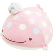 MO56501 じんべえさん スーパーもーちもち まんまるぬいぐるみ S じんべえさんとあいすくらげ テーマ じんべえさん（ピンク） [キャラクターグッズ]