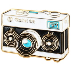 RL-032-GD [ローライ 公式プロダクト Rollei カメラ型ピンバッジ Rollei35 ゴールド]