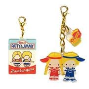 SAV-AC-PJ サンリオキャラクターズ アクリルチャームセット ヴィンテージレトロ パティ＆ジミー [キャラクターグッズ]
