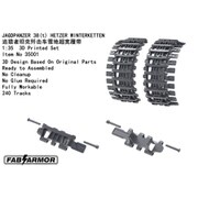 FAB35001 1/35 38式軽駆逐戦車ヘッツァー用 ヴィンターケッテン履帯 [プラモデル用パーツ]