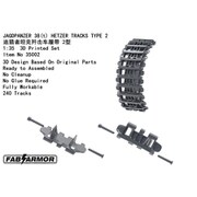 FAB35002 1/35 38式軽駆逐戦車ヘッツァー用 履帯 タイプ2 [プラモデル用パーツ]