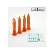 FAB72040 1/72 AIM-9M/L サイドワインダー 4個入り [プラモデル用パーツ]