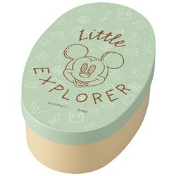 ミッキーアドベンチャー 抗菌ランチボックス グリーン 74467-0