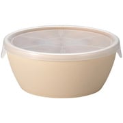 アースカラー 抗菌ラップフリーボウル アイボリー 74515-8