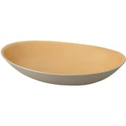 アースカラー 抗菌カレーパスタ皿 グレイ 74511-0