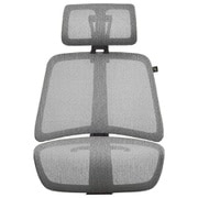 E2 POP Ergonomic Chair ヘッドレスト付きバックレスト単体 グレー アメリカ BIFMA規格認証取得 高品質エルゴノミックチェア E2POP-B-GY