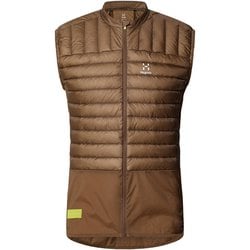 リム インテンス トレイル ダウン ベスト L.I.M Intense Trail Down Vest Men 607185 4LA Teak Brown Lサイズ [アウトドア ダウンベスト メンズ]