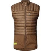 リム インテンス トレイル ダウン ベスト L.I.M Intense Trail Down Vest Men 607185 4LA Teak Brown Lサイズ [アウトドア ダウンベスト メンズ]