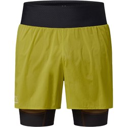 リム インテンス トレイル 2イン1 ショーツ L.I.M Intense Trail 2-in-1 Shorts Men 607198 5QC Aurora/Teak Brown Lサイズ [アウトドア ショートパンツ メンズ]