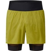 リム インテンス トレイル 2イン1 ショーツ L.I.M Intense Trail 2-in-1 Shorts Men 607198 5QC Aurora/Teak Brown Lサイズ [アウトドア ショートパンツ メンズ]