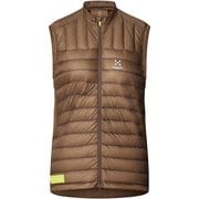 リム インテンス トレイル ダウン ベスト L.I.M Intense Trail Down Vest Women 607247 4LA Teak Brown Sサイズ [アウトドア ダウンベスト レディース]