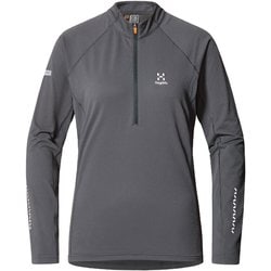 リム テンポ トレイル ハーフジップ L.I.M Tempo Trail Halfzip Women 607207 2AT Magnetite XSサイズ [アウトドア カットソー レディース]