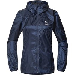 リム シールド フード L.I.M Shield Hood Women 605237 3N5 Tarn Blue Sサイズ [ウインドブレーカー レディース]