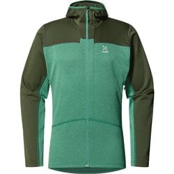 ロック フラッシュ ミッド フード ROC Flash Mid Hood Men 607070 5QO Seaweed Green/Dk Jel Lサイズ [アウトドア フリース メンズ]