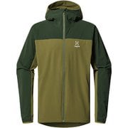 モラン ソフトシェル フード Moran Softshell Hood Men 606502 5MP Olive Green/Seaweed Lサイズ [ソフトシェルジャケット メンズ]