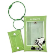 CKI-021 PEANUTS チェキ収納ホルダー スヌーピー / グリーン [キャラクターグッズ]