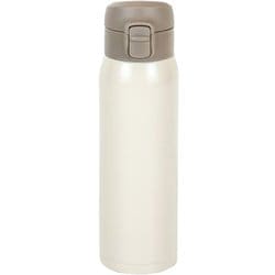 モテコ 保冷 保温 ワンタッチ栓 マグボトル 500ml ホワイト RH-1674