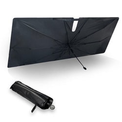 PS-20 [パラソルタイプ サンシェード Mサイズ （骨組み：約125cm×75cm/シェード生地：134cm×77cm）]